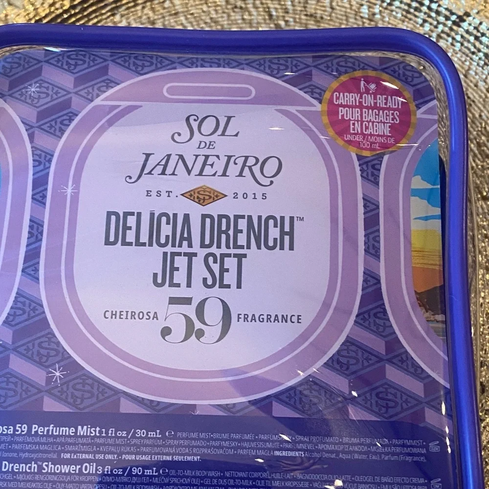 Sol de Janeiro Purple Beauty Essentials Set delicia drench set